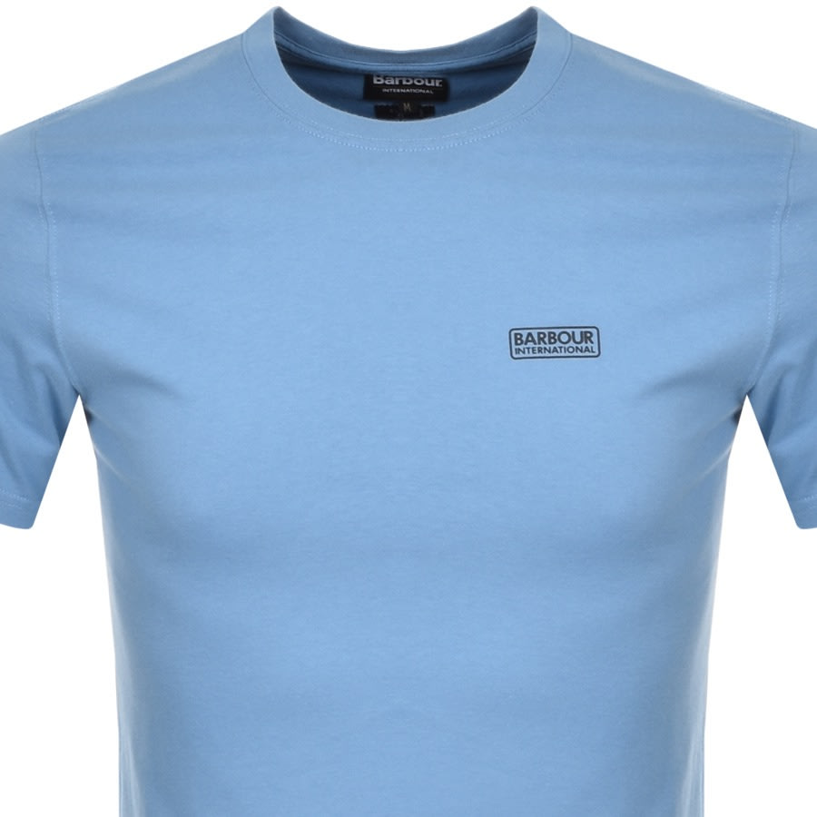 Alternative Image for ProductBarbour International Logo T Shirt Blue2